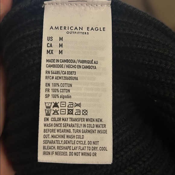 NWT AE Mens Fisherman Crew Neck Sweater - Picture 11 of 11